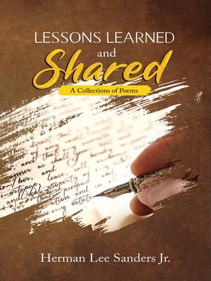 cover image of LESSONS LEARNED and SHARED